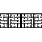 Poarta metalica Claudia 400×120 cm