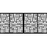 Poarta metalica Claudia 400×150 cm