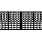 Poarta metalica Giulia 400×150 cm