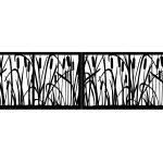 Poarta metalica Diana 400×120 cm