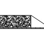 Poarta culisanta Camilla 600×150 cm