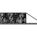 Poarta culisanta Viviana 600×150 cm