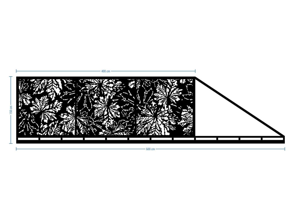 Poarta culisanta Viviana 600×150 cm - imagine 2