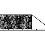 Poarta culisanta Viviana 600×170 cm