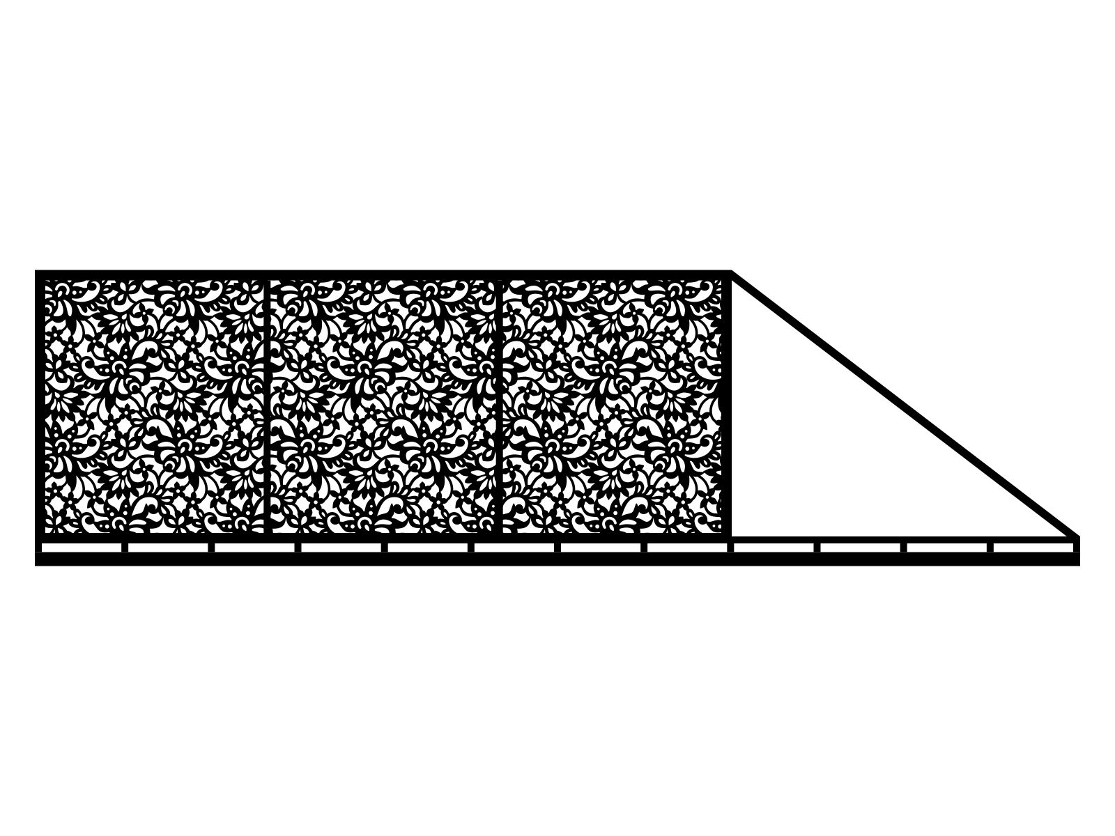 bpr000-bot05-170-cza Poarta culisanta Nicola 600×170 cm - imagine 1