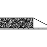 Poarta culisanta Zina 400×120 cm