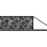 Poarta culisanta Zina 600×150 cm