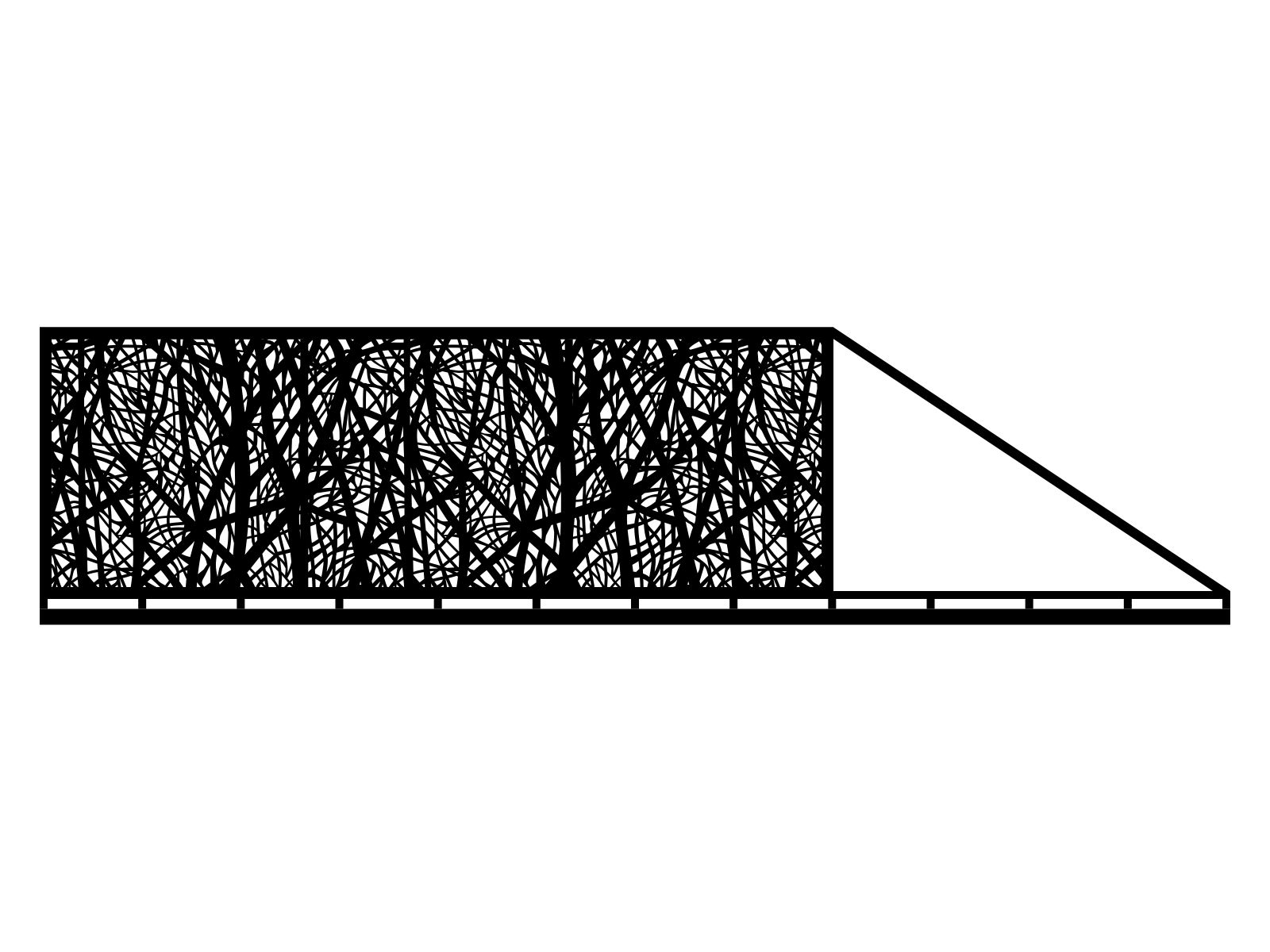 bpr000-bot13-150-cza Poarta culisanta Margarita 600×150 cm - imagine 1