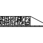 Poarta culisanta Serena 400×120 cm