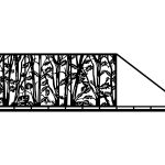 Poarta culisanta Serena 600×170 cm