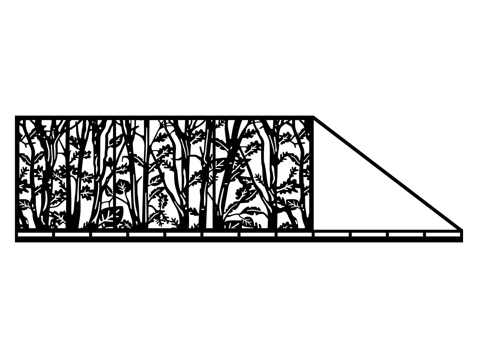 bpr000-bot26-170-cza Poarta culisanta Serena 600×170 cm - imagine 1