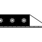 Poarta culisanta Gaia 600×150 cm