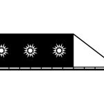 Poarta culisanta Gaia 600×170 cm