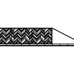 Poarta culisanta Mia 400×120 cm