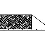 Poarta culisanta Mia 600×170 cm