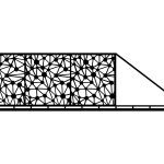 Poarta culisanta Noemi 600×170 cm