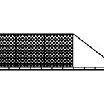 Poarta culisanta Dina 600×170 cm