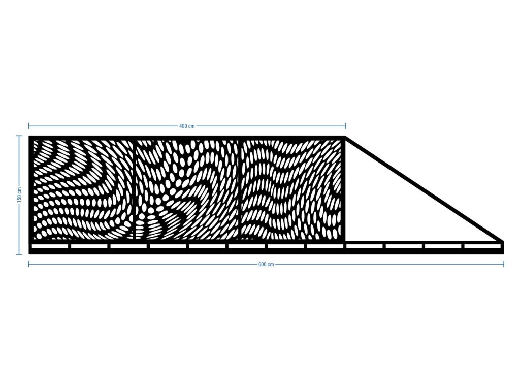 Poarta culisanta Cornelia 600×150 cm - imagine 2