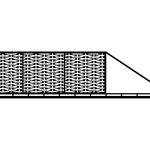Poarta culisanta Nina 600×150 cm