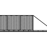 Poarta culisanta Nina 600×170 cm