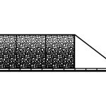 Poarta culisanta Perina 600×170 cm