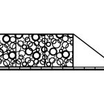 Poarta culisanta Felicia 600×170 cm