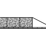 Poarta culisanta Claudia 400×120 cm