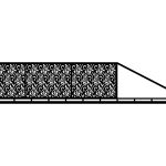 Poarta culisanta Luisa 400×120 cm