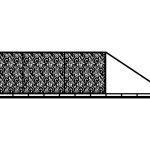 Poarta culisanta Luisa 600×150 cm