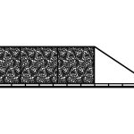 Poarta culisanta Lisa 600×150 cm