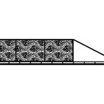 Poarta culisanta Gaida 400×120 cm
