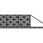 Poarta culisanta Gaida 600×150 cm