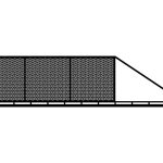 Poarta culisanta Caterina 600×150 cm