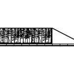 Poarta culisanta Veronica 400×120 cm