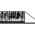 Poarta culisanta Veronica 600×170 cm