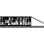 Poarta culisanta Olivia 400×120 cm