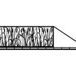 Poarta culisanta Diana 600×150 cm