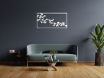 Decorațiune de perete metalică Păsări 70 cm - imagine 3
