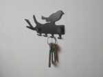Wieszak metalowy na klucze ptak 15cm - imagine 5