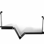 Raft metalic de perete POL035 69 cm