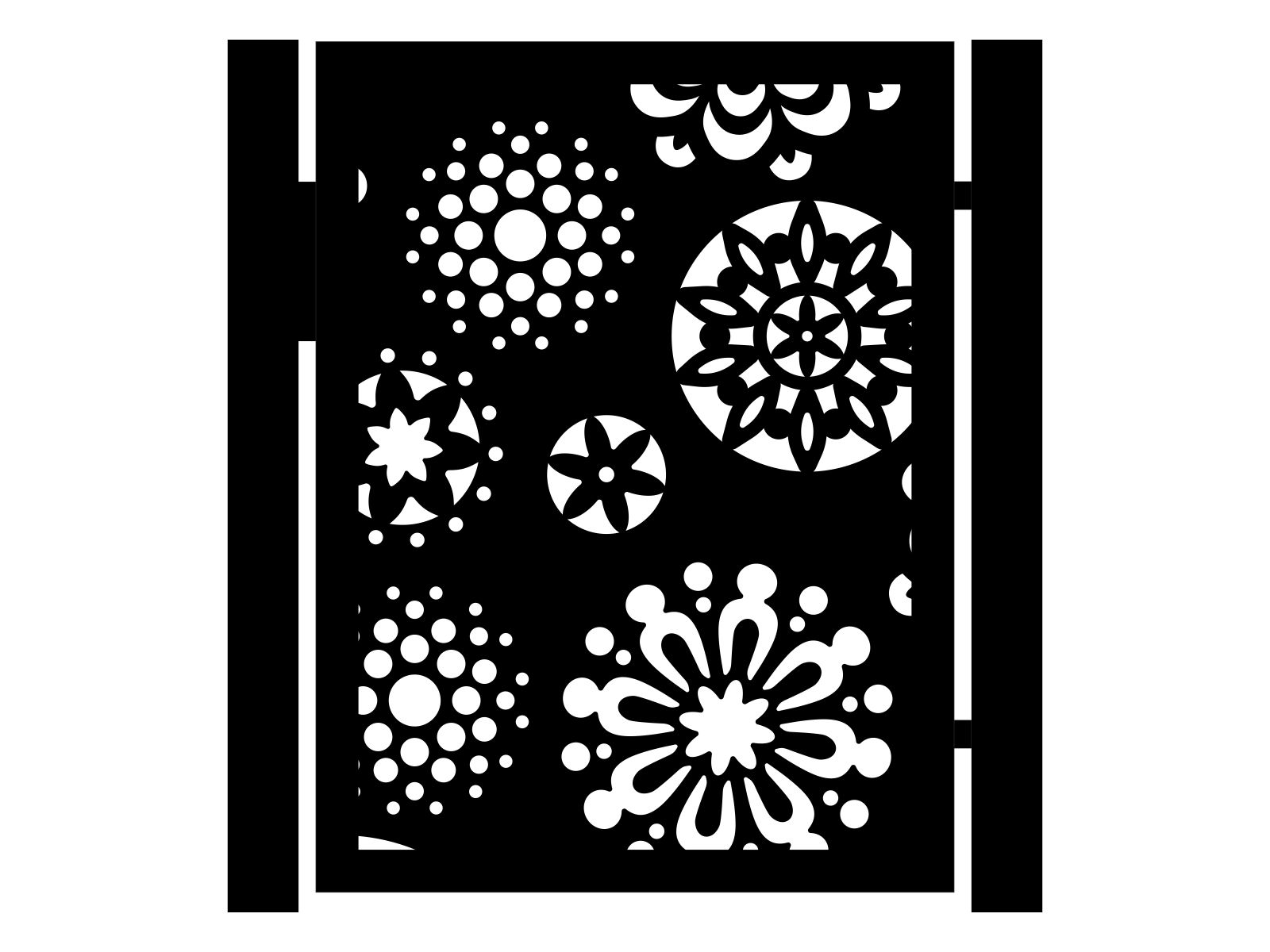 fur000-bot10-120-cza Poarta pietonala Valeria 90×120 cm - imagine 1