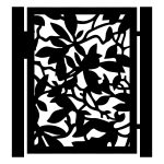 Poarta pietonala Aurora 90×120 cm