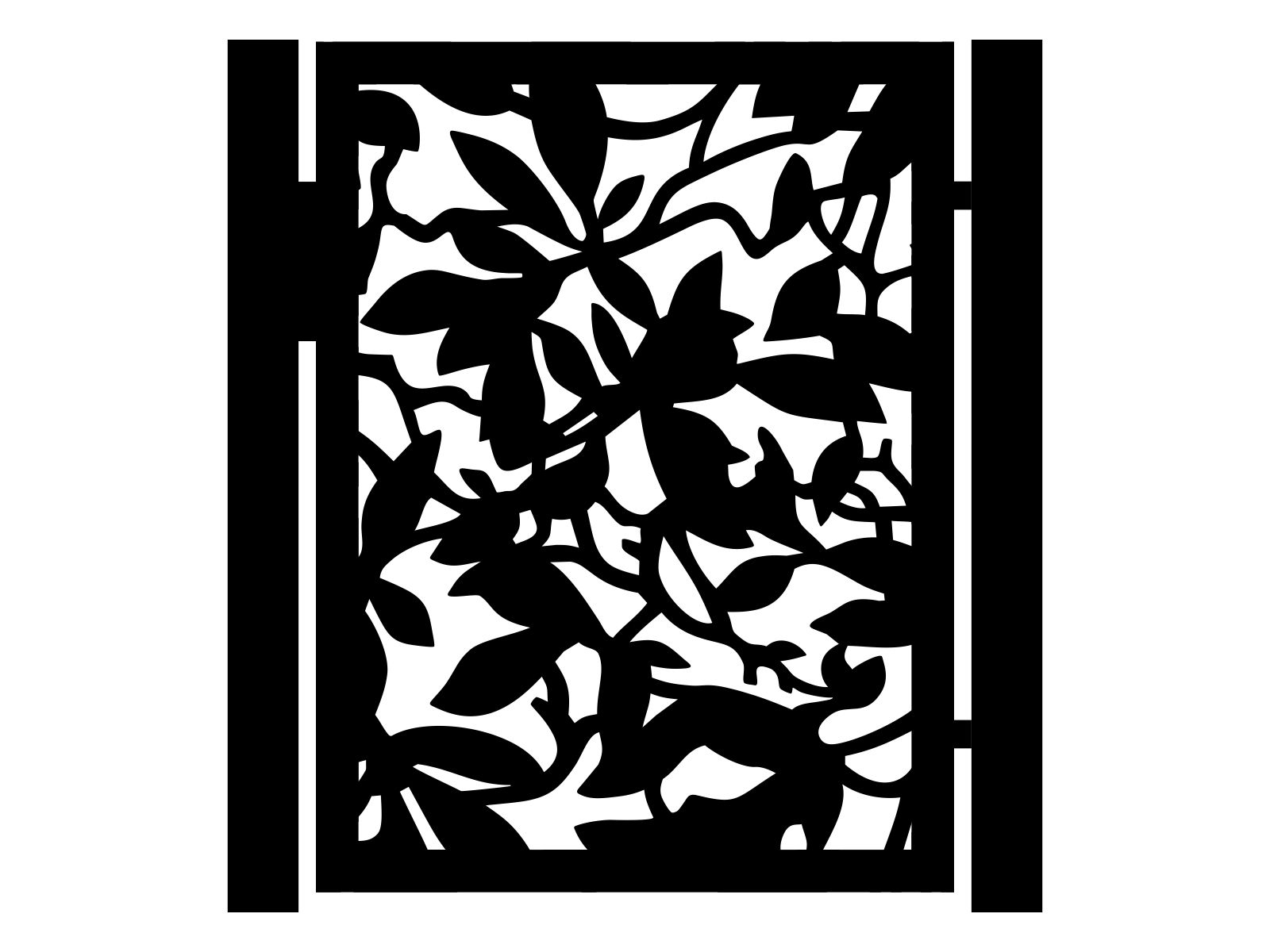 fur000-bot11-120-cza Poarta pietonala Aurora 90×120 cm - imagine 1