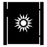 Poarta pietonala Gaia 90×120 cm