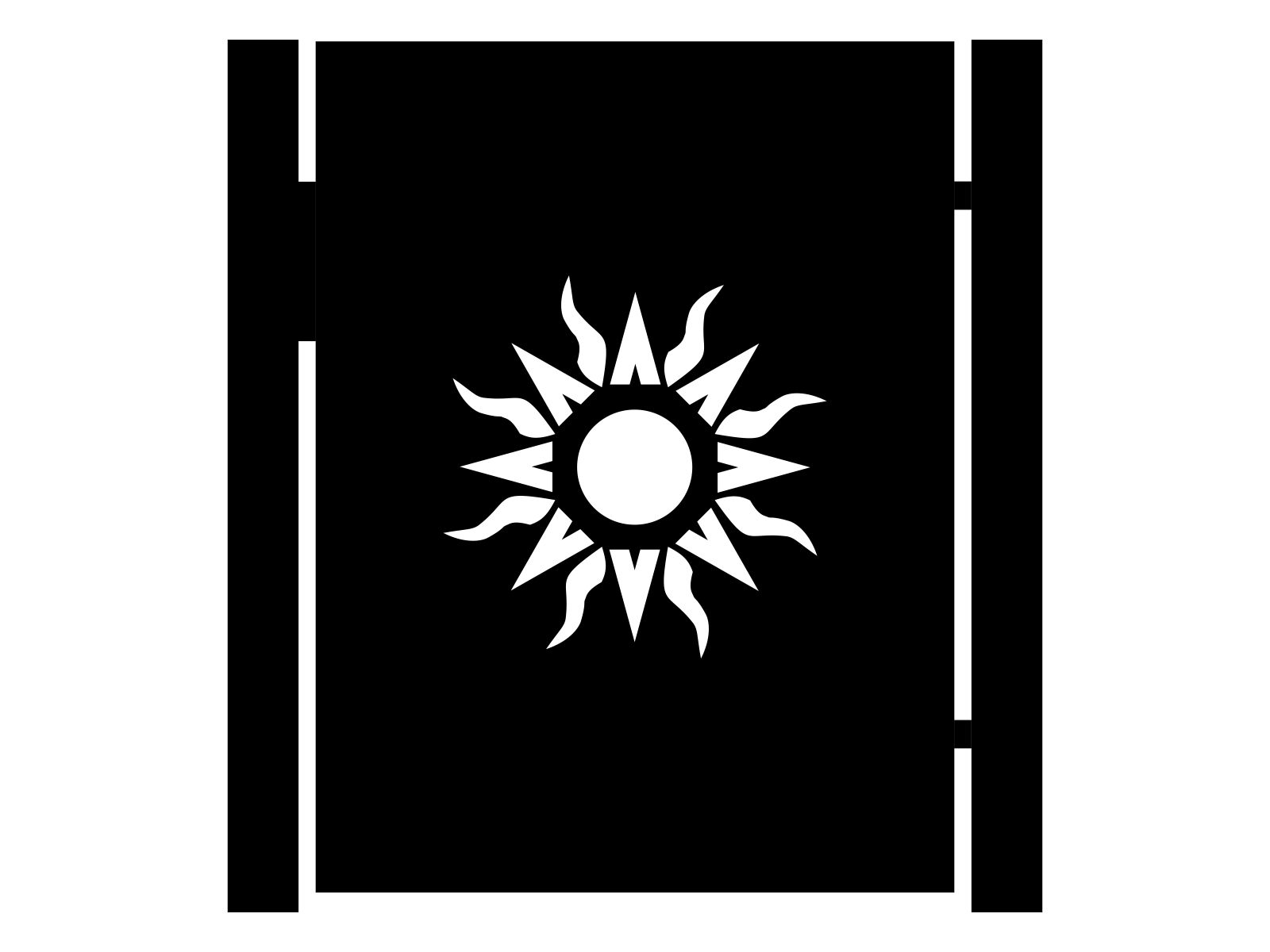 fur000-bot29-120-cza Poarta pietonala Gaia 90×120 cm - imagine 1