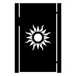 Poarta pietonala Gaia 90×170 cm