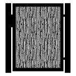 Poarta pietonala Maura 90×120 cm