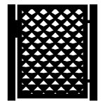 Poarta pietonala Dina 90×120 cm