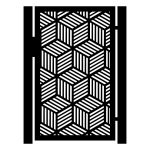 Poarta pietonala Elena 90×150 cm