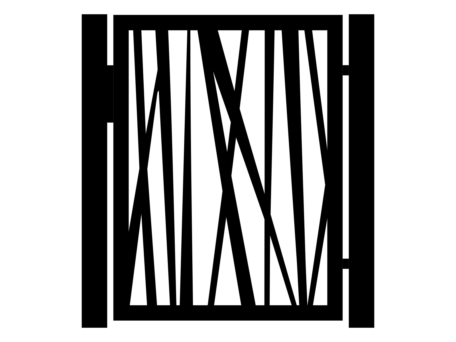 fur000-geo14-120-cza Poarta pietonala Andrea 90×120 cm - imagine 1